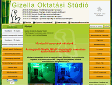 Tablet Screenshot of gizellastudio.com